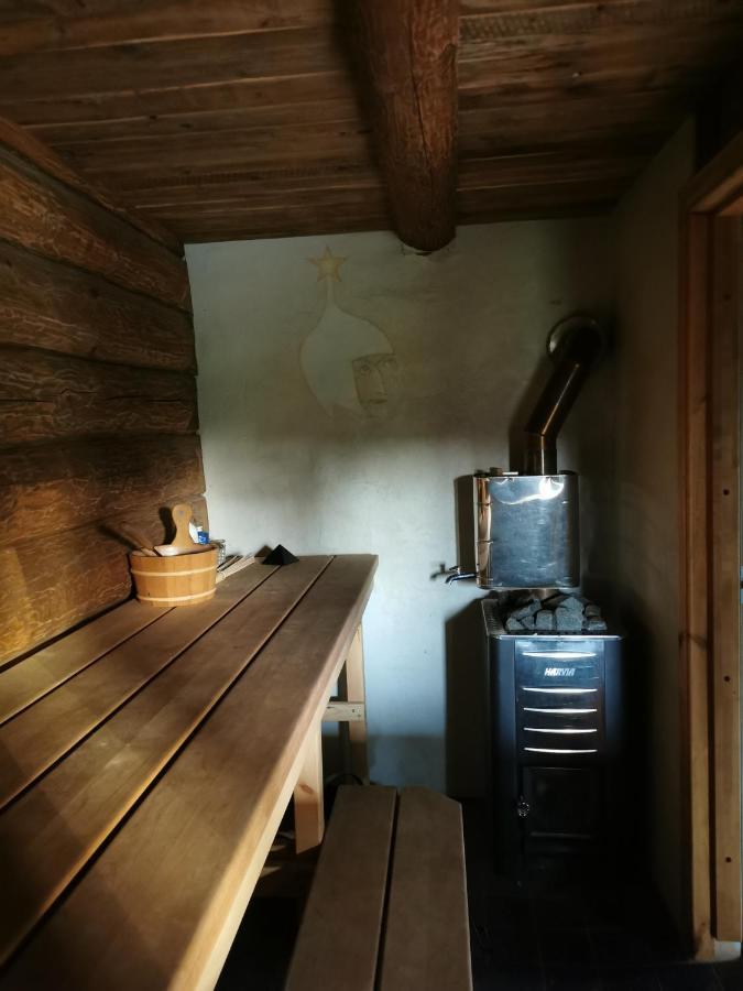 "Gaujmale" Sauna House In Nature Ilkene Exterior foto