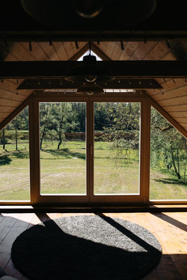 "Gaujmale" Sauna House In Nature Ilkene Exterior foto
