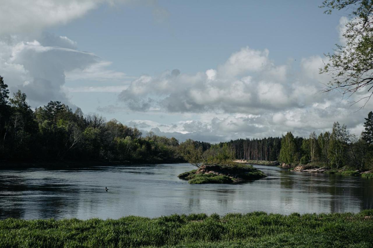 "Gaujmale" Sauna House In Nature Ilkene Exterior foto